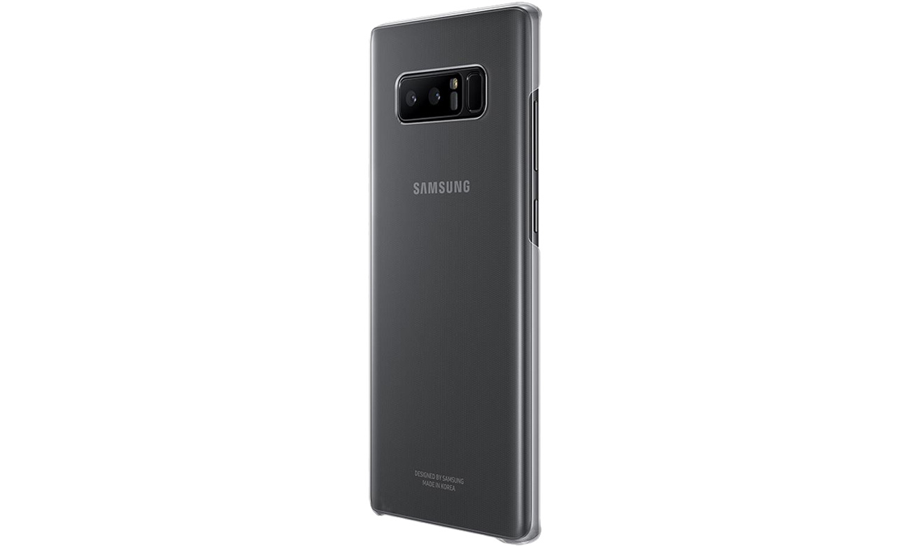 Etui Samsung Clear Cover do Galaxy Note 8 Black