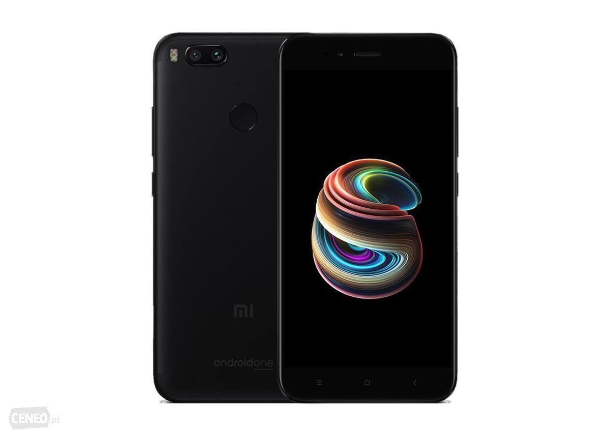 XIAOMI Mi A1 4/64GB czarny/black Wa-wa Paczkomat Kurier.24H