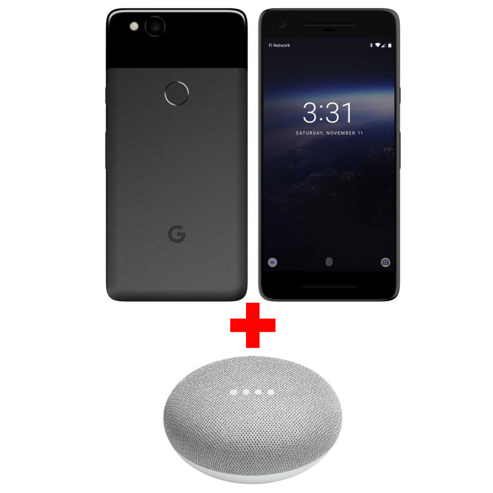 Google Pixel 2 4G 64GB + głośnik Google Home Mini - oferta limitowana
