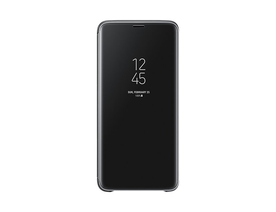 Samsung Clear View Standing cover S9+ Czarny