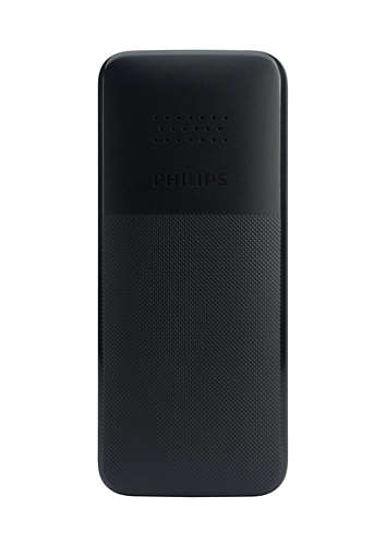 Prosty telefon Philips Xenium E106 DS czarny - Image 2