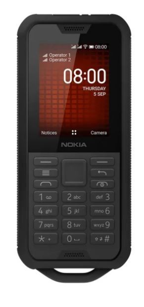 Nokia Telefon komórkowy 800 TOUGH DS Czarny