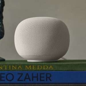 Google Home Speaker z Gemini – kolor Porcelain